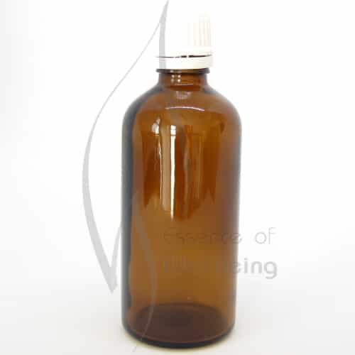 100ml Amber bottle with cap & drip